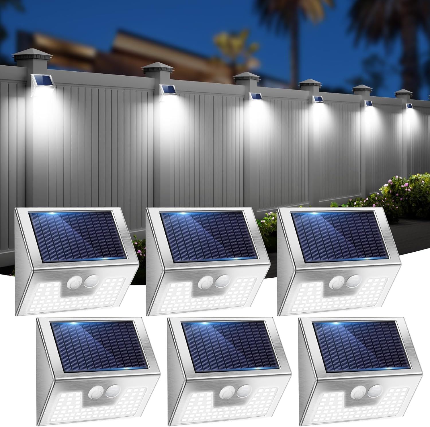 Waterproof Junction Box Solar - Solar Powered Wall Mounted Light, 2/4/6