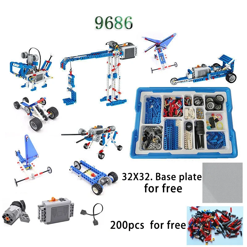 9686 High-Tech parts multi Tec - Renewable Energy Lego 评论和价格