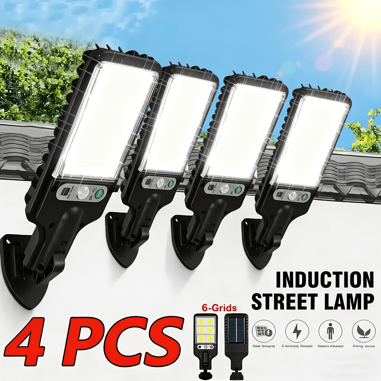 Solar Street Light Outdoor 3 M - Waterproof Junction Box Solar 评论和价格