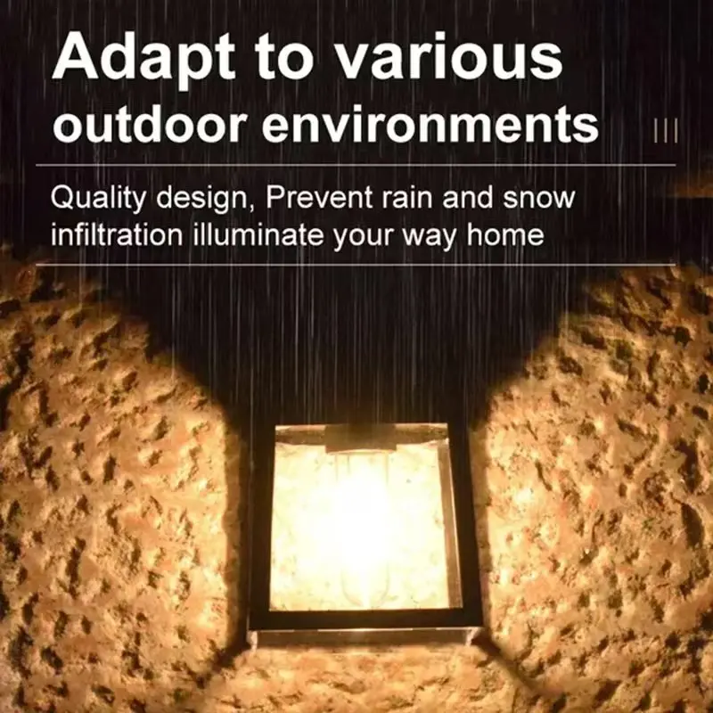 Outdoor Solar Tungsten Wall Li - Waterproof Junction Box Solar 评论和价格