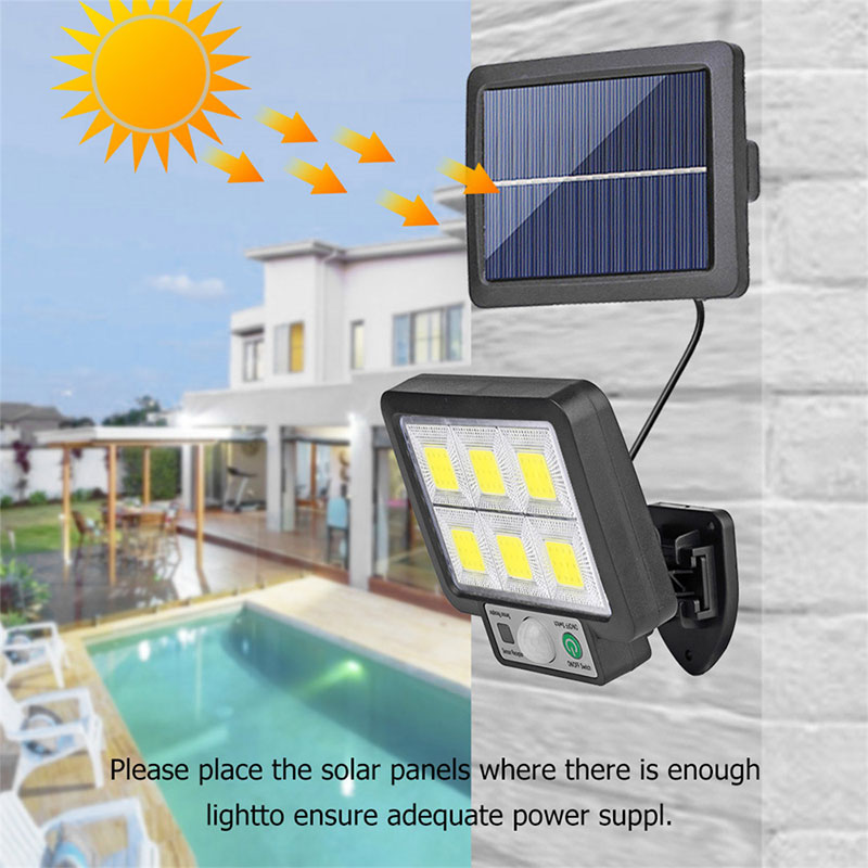 LED Solar Split Wall Lamp Moti - Waterproof Junction Box Solar 评论和价格
