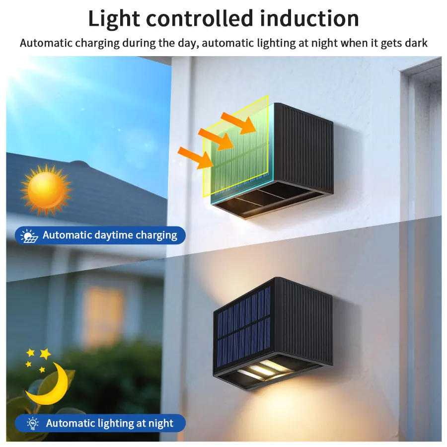 Outdoor Solar Fence Light LED  - Waterproof Junction Box Solar 评论和价格