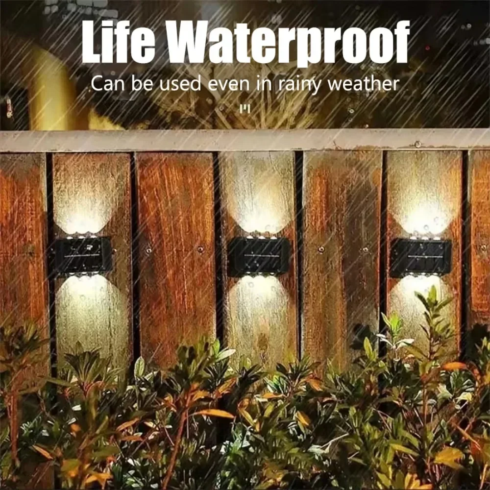 4/6/8 LED Solar Outdoor Light  - Waterproof Junction Box Solar 评论和价格