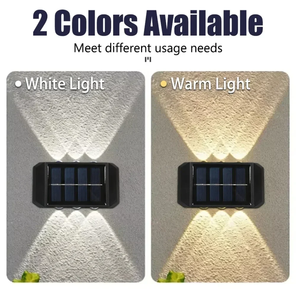 4/6/8 LED Solar Outdoor Light  - Waterproof Junction Box Solar 评论和价格