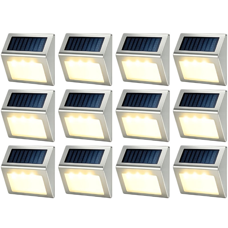 Solar Step Lights Outdoor Wate - Waterproof Junction Box Solar 评论和价格