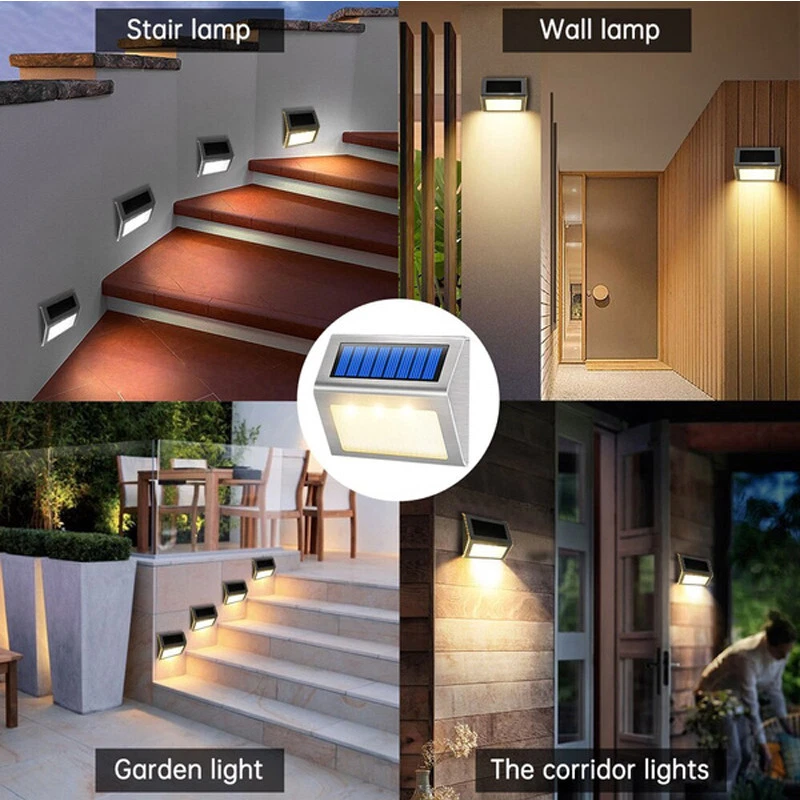Solar Step Lights Outdoor Wate - Waterproof Junction Box Solar 评论和价格