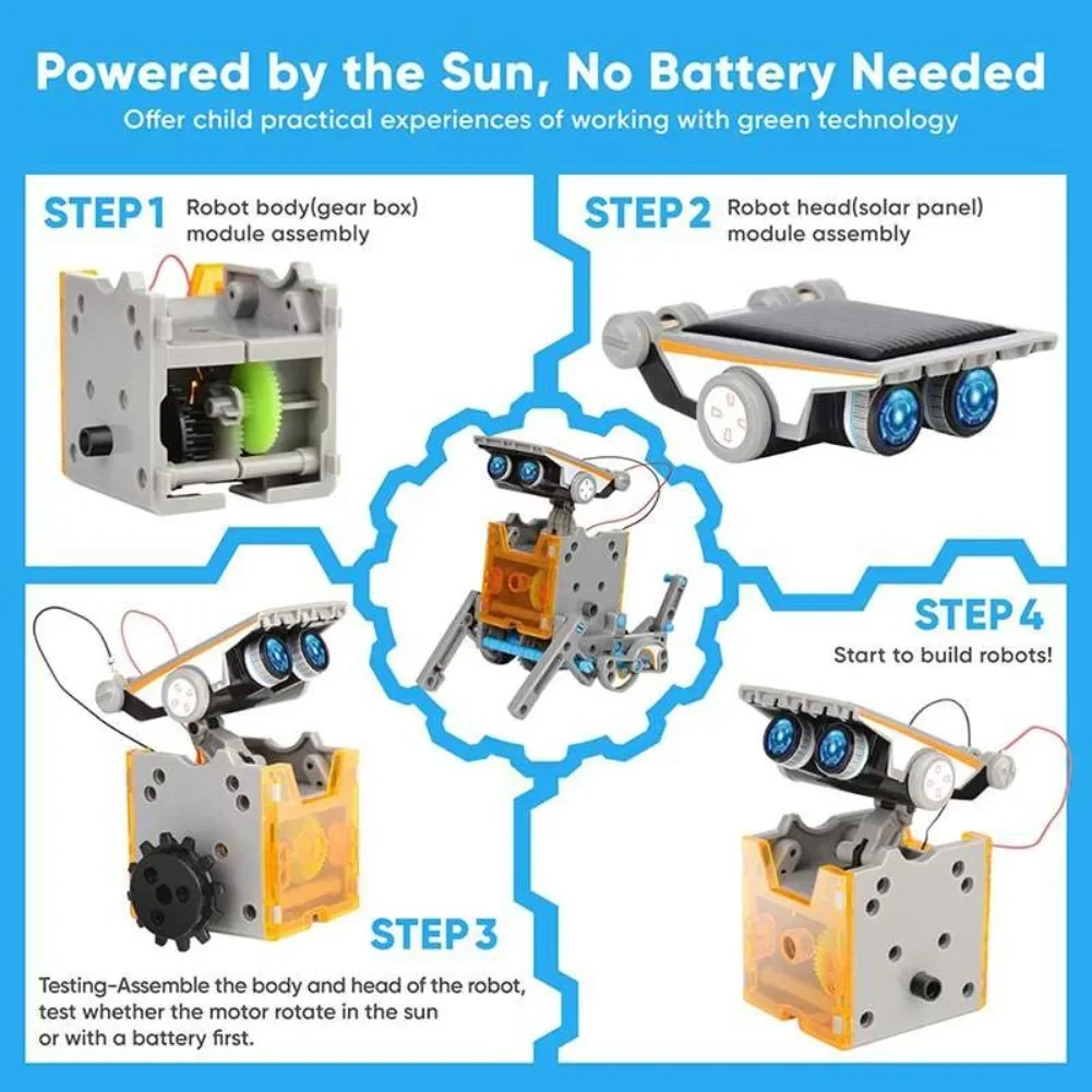 13 in 1 Solar Powered Robot Sc - Renewable Energy Lego 评论和价格